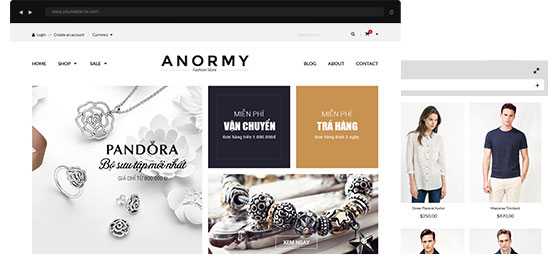 Cài đặt và trải nghiệp đầy đủ tính năng của web bán hàng chuyên nghiệp