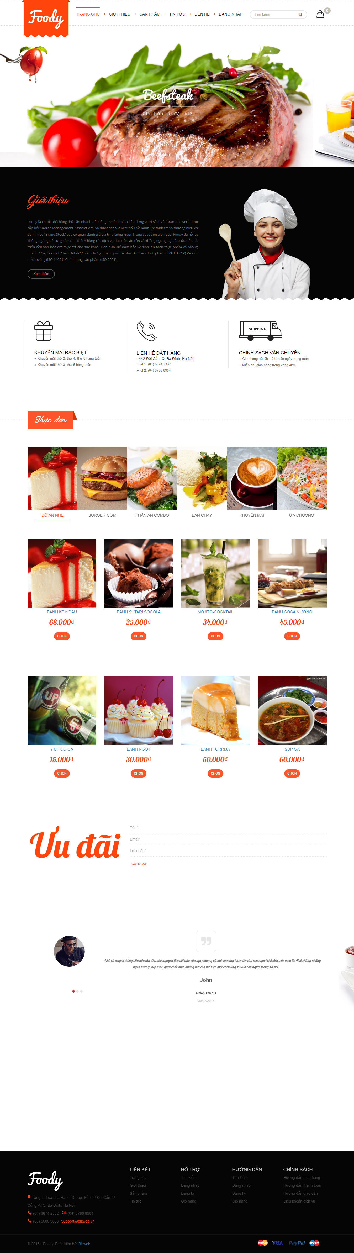 Thức ăn nhanh Foody